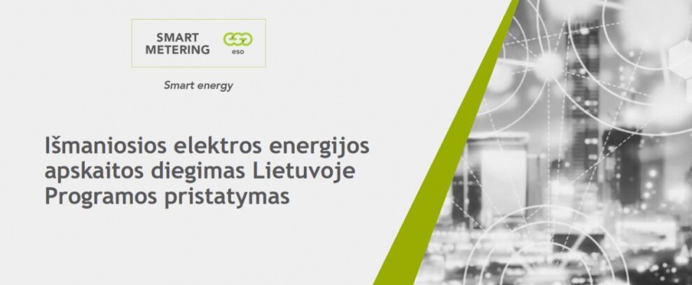 ESO atrinko išmaniosios apskaitos sistemos konsultacinių paslaugų teikėją